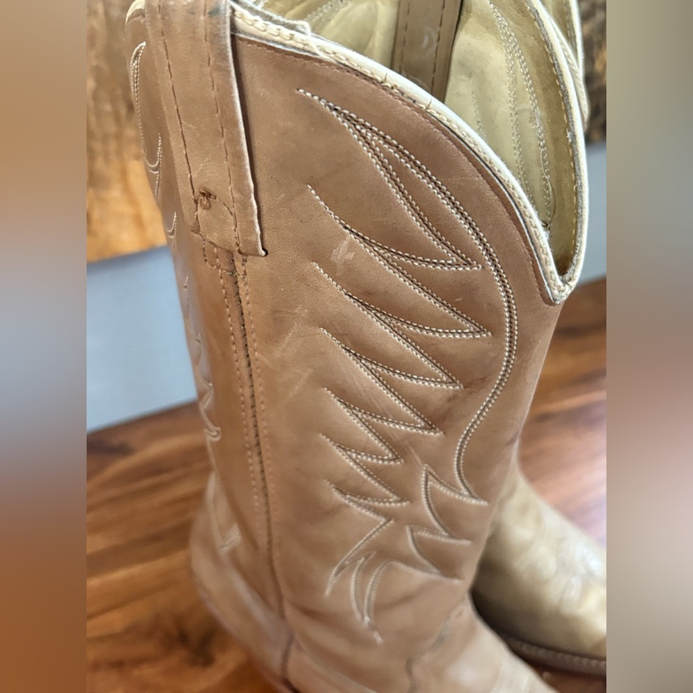 Dingo Acme vintage 70’s retro style western cowboy boots leather womens sz 7 - Picture 9 of 10